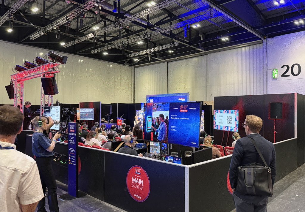 Event Tech Live show floor at Excel London